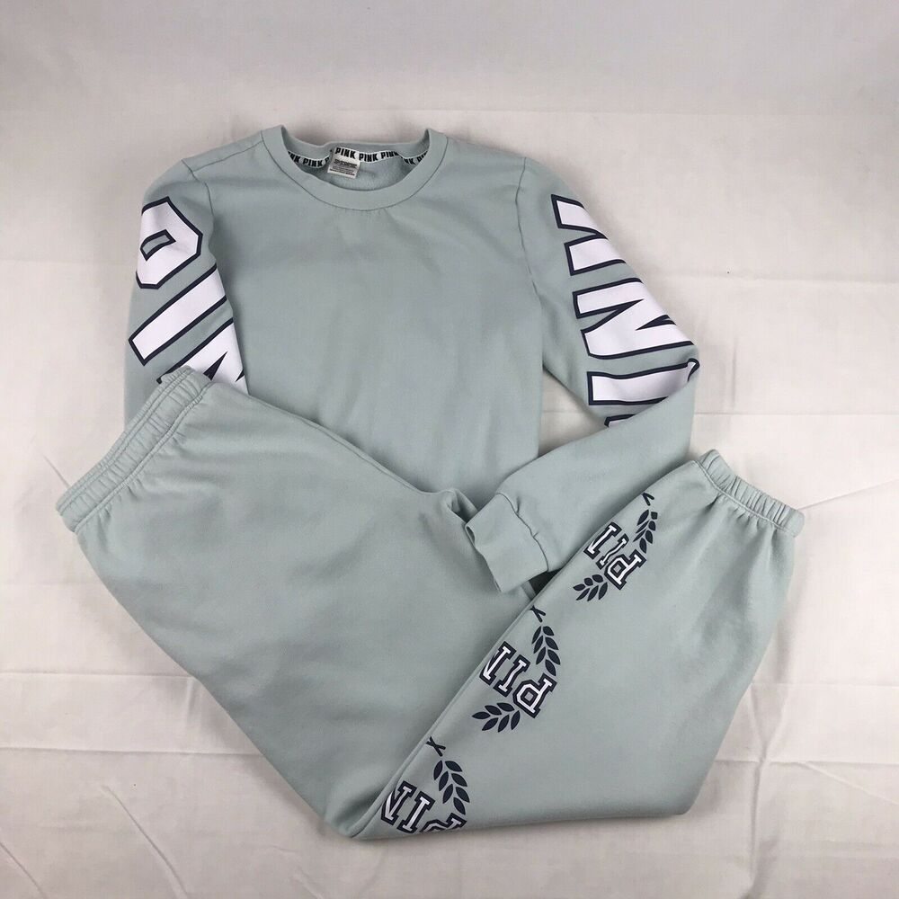 victoria secret pink‎ outfit blue